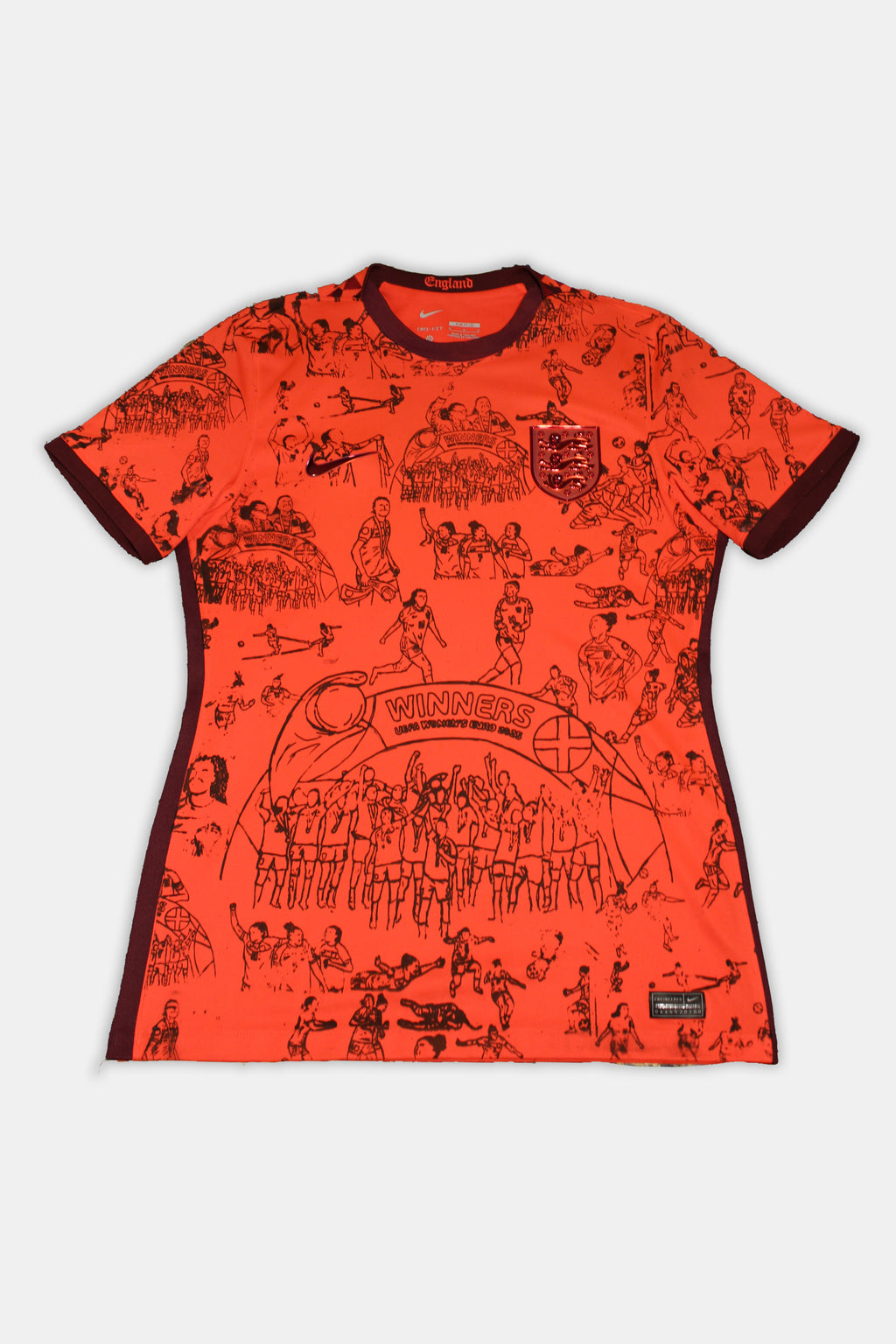 Custom England Womens Nike 2022 away Jersey
