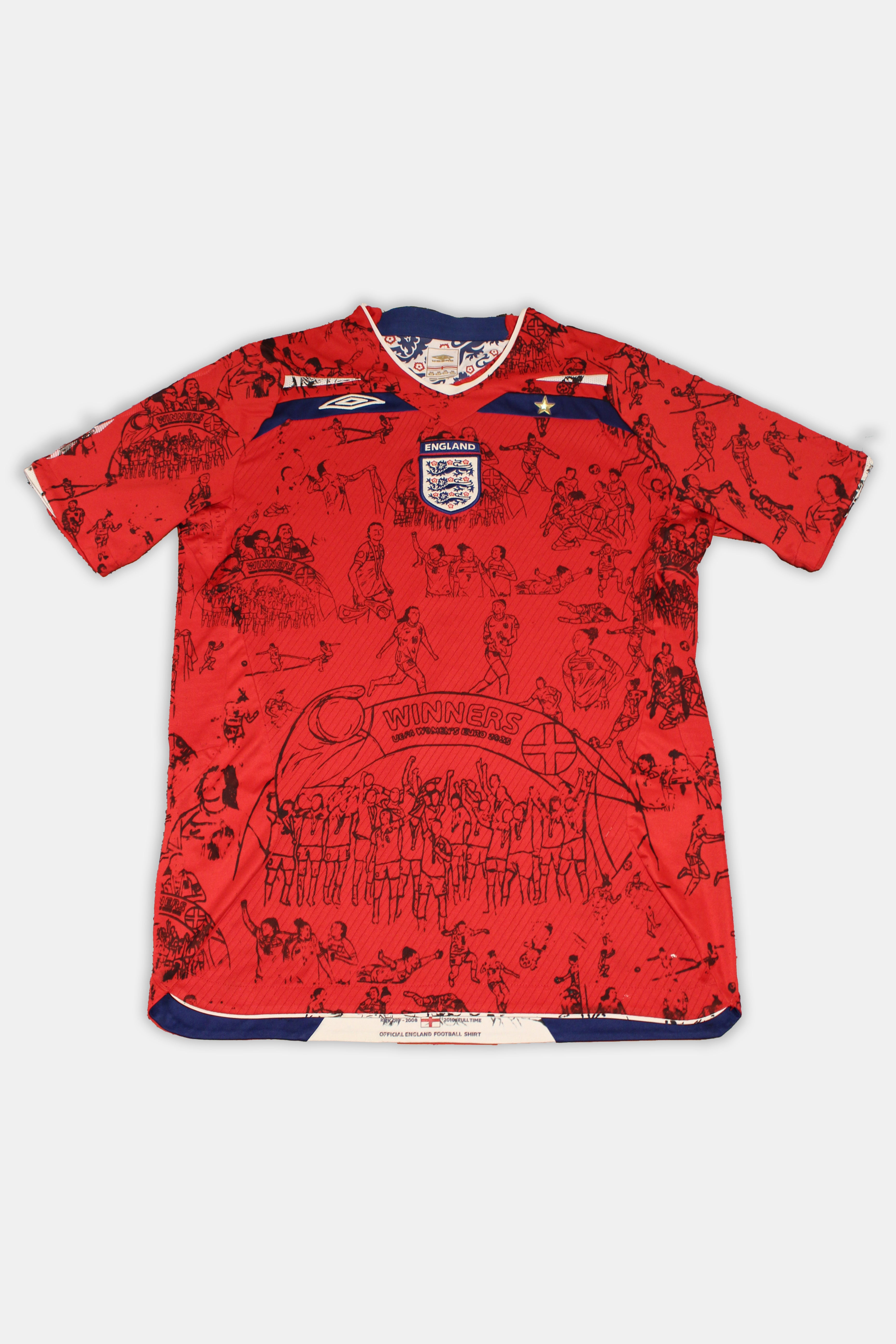 Custom England Umbro 2008/10 Training top