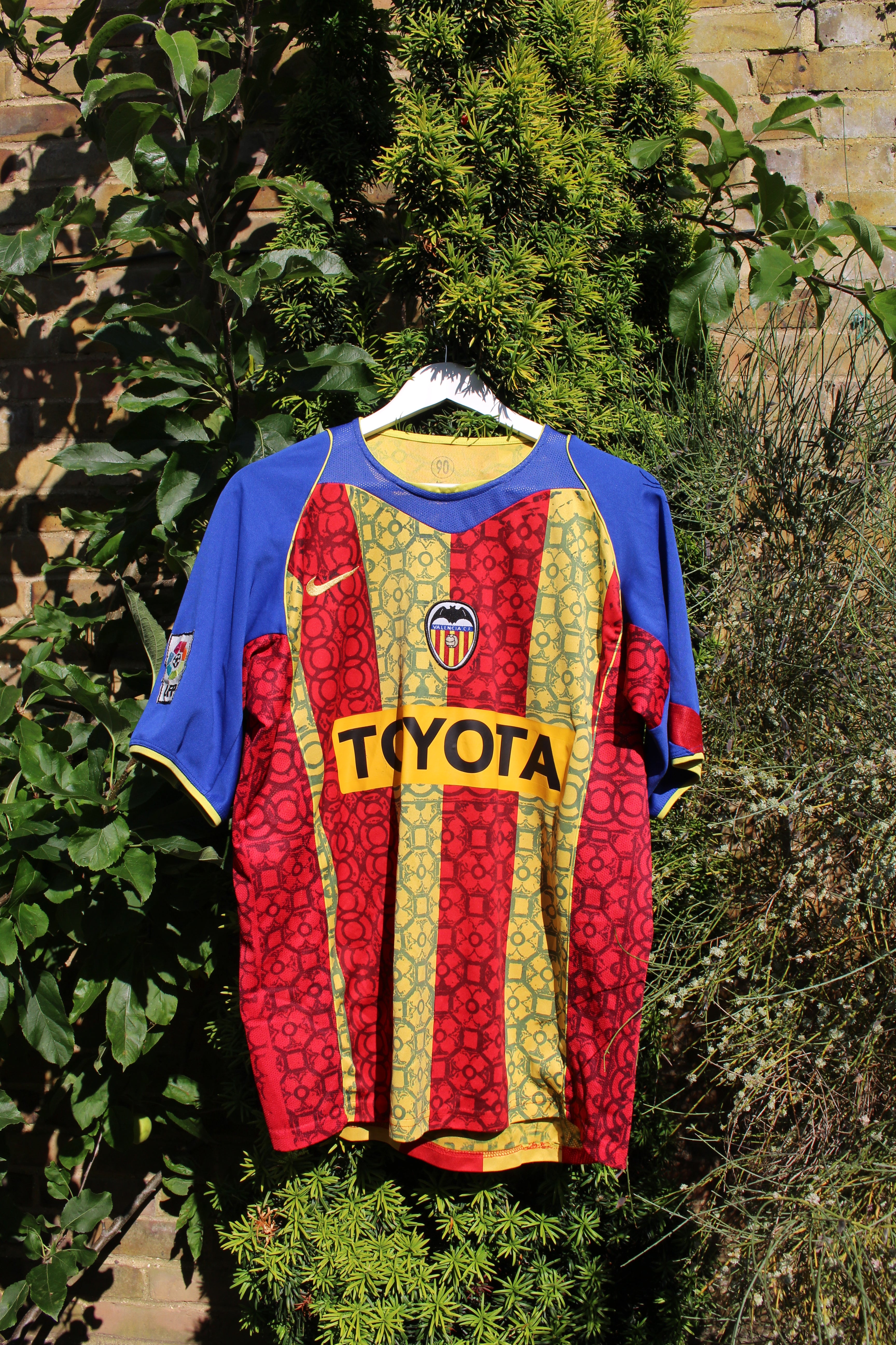 Custom Valencia 2004/05 #21 AIMAR Jersey XL