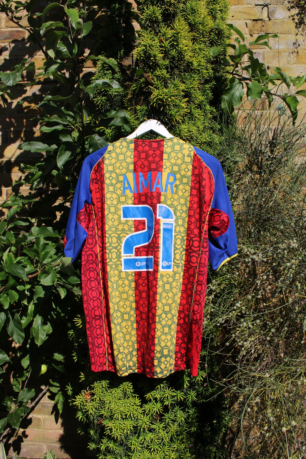 Custom Valencia 2004/05 #21 AIMAR Jersey XL