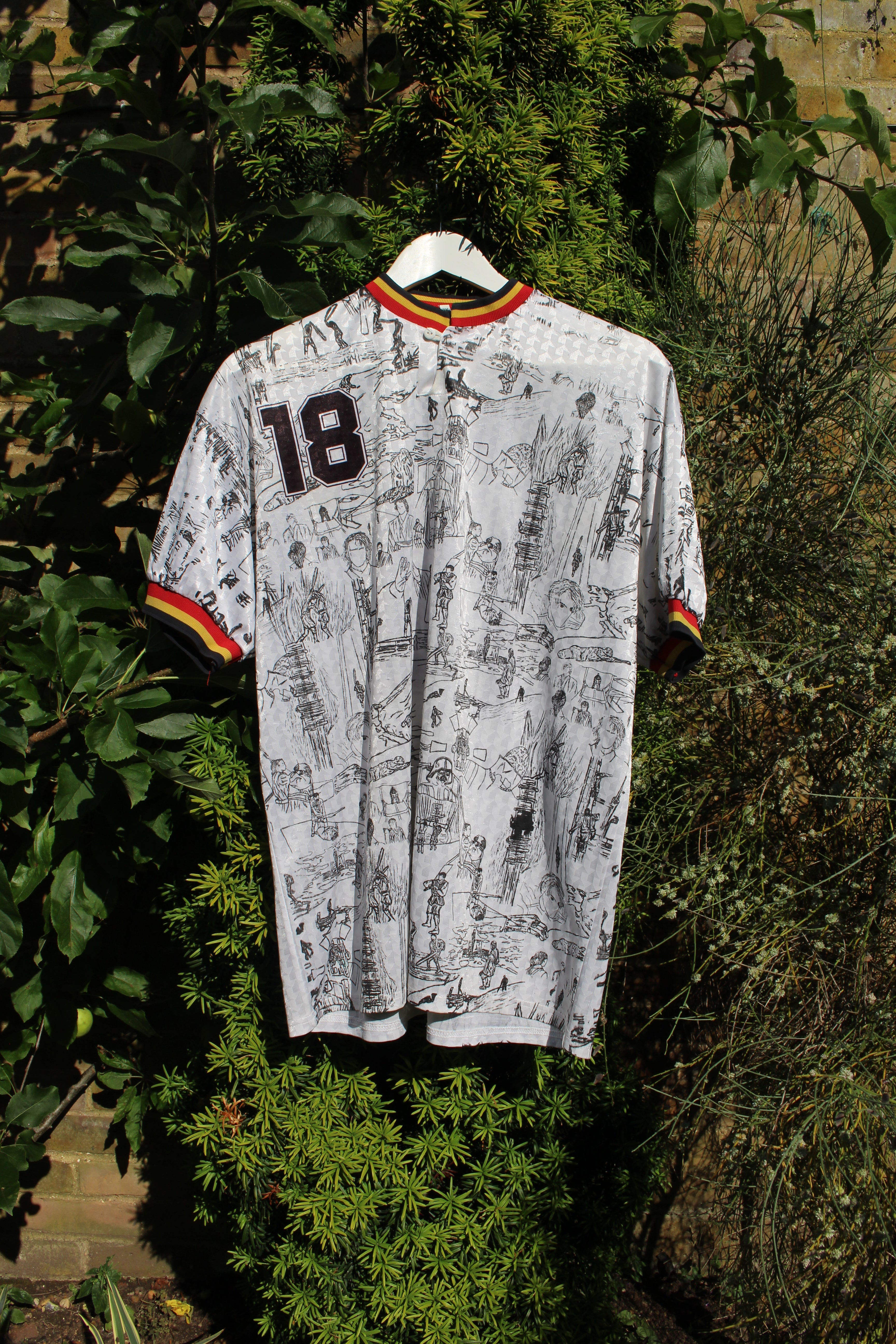 Custom Germany Klinsmann Jersey XL