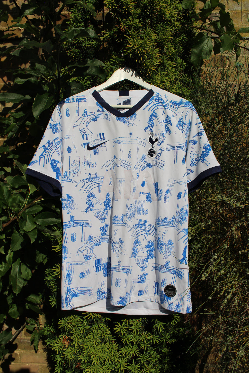 Custom Tottenham 2019/20 Home Jersey Large