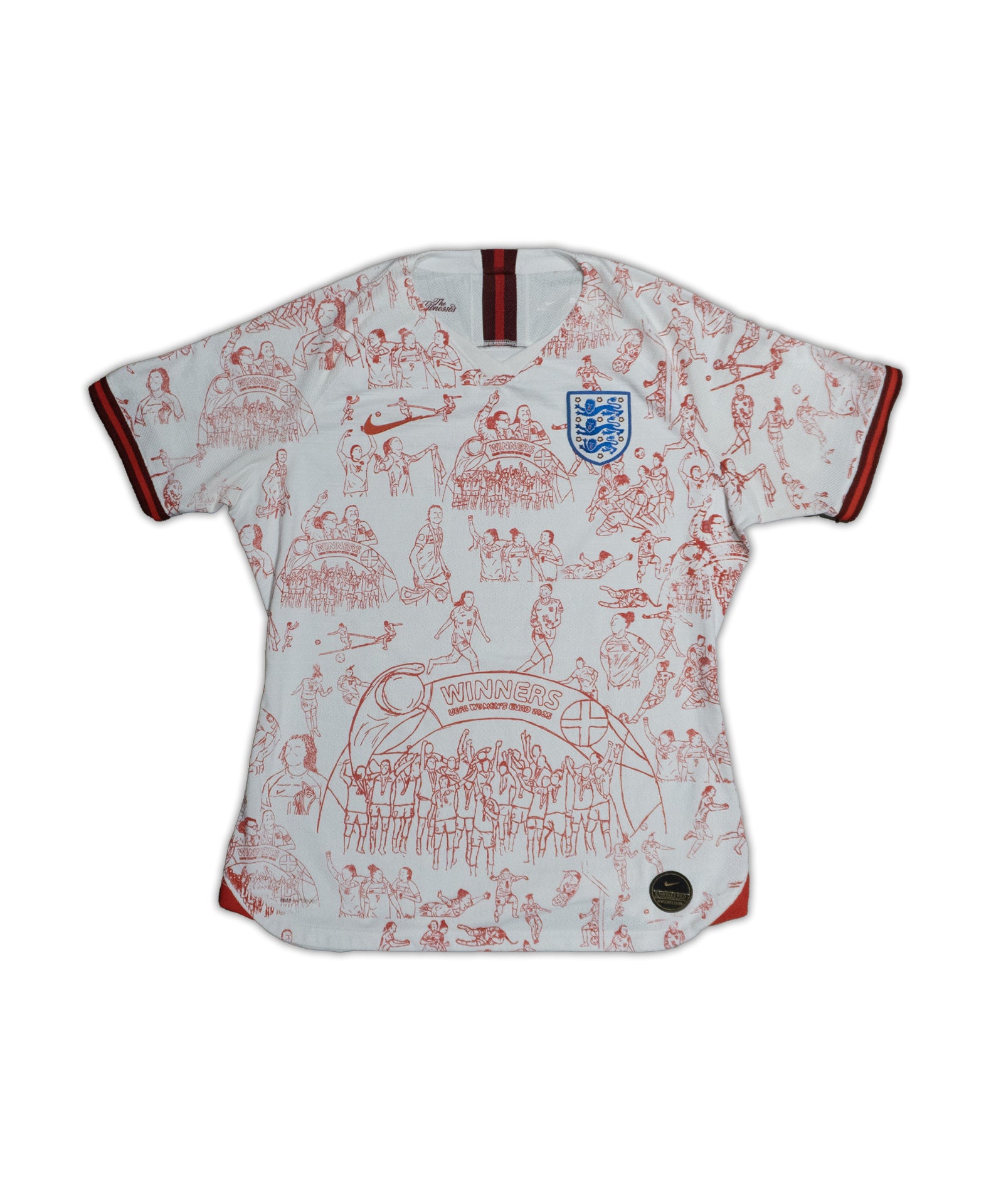 Custom England Nike Lioness home shirt Player Version 2019/20