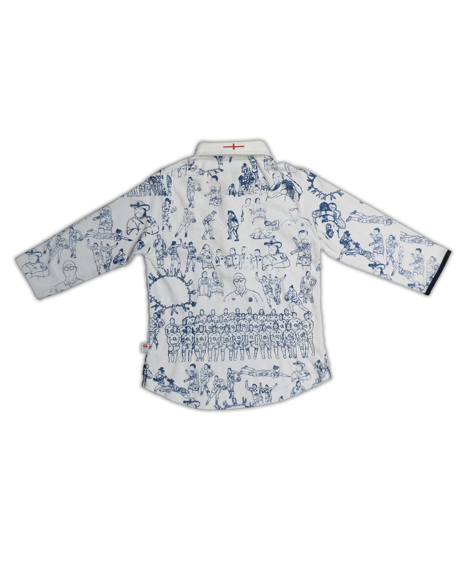 Custom Cotton Canterbury England Rugby top Size 8