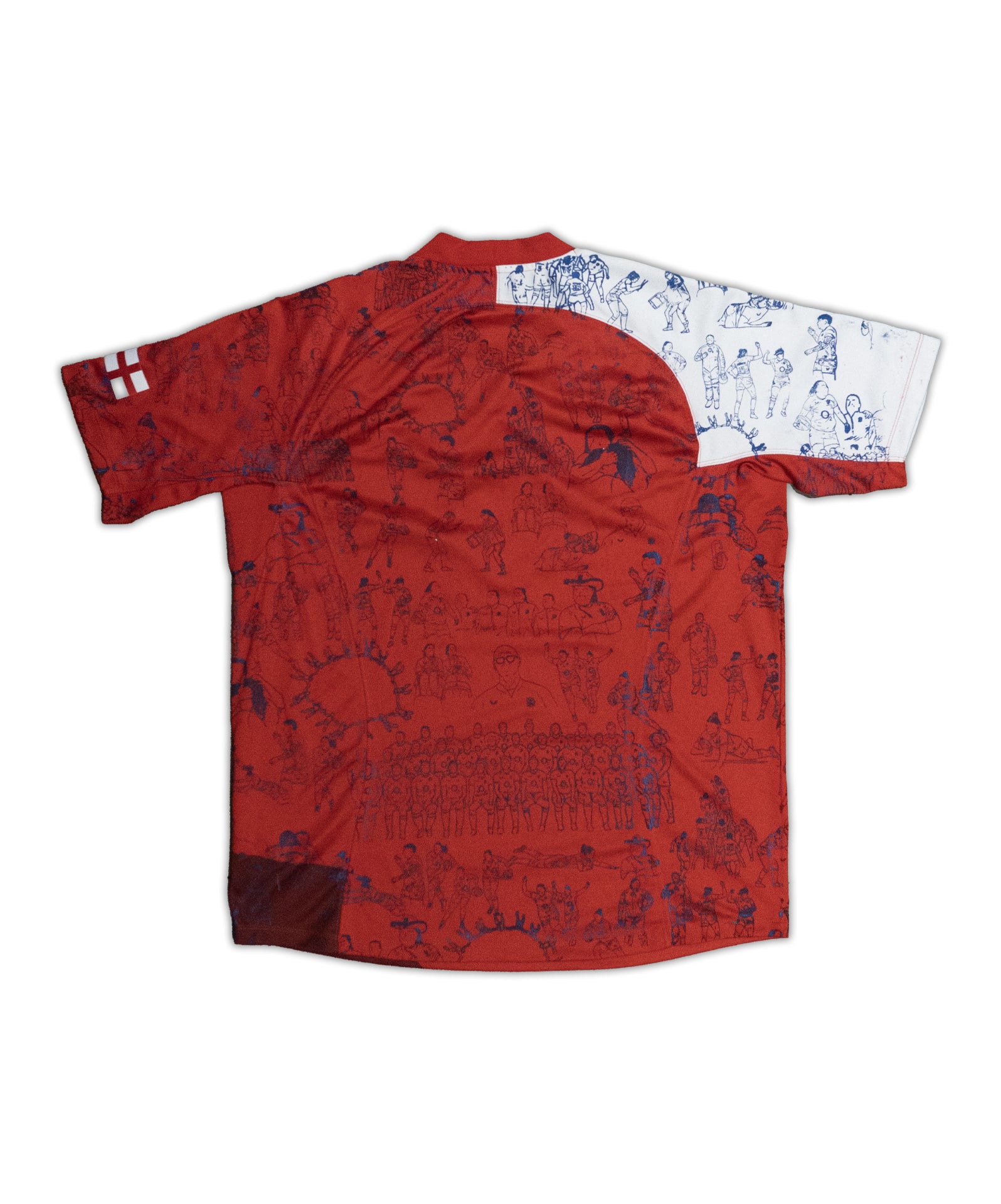 Custom Nike England Rugby top Men's Large