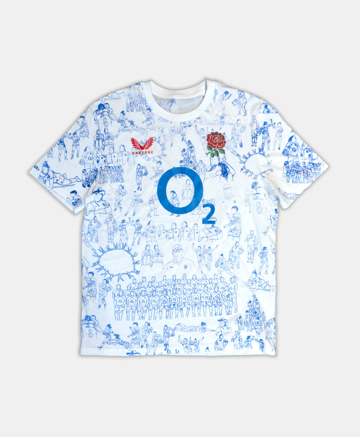 Castore Red Roses winners T-shirts Size : Medium
